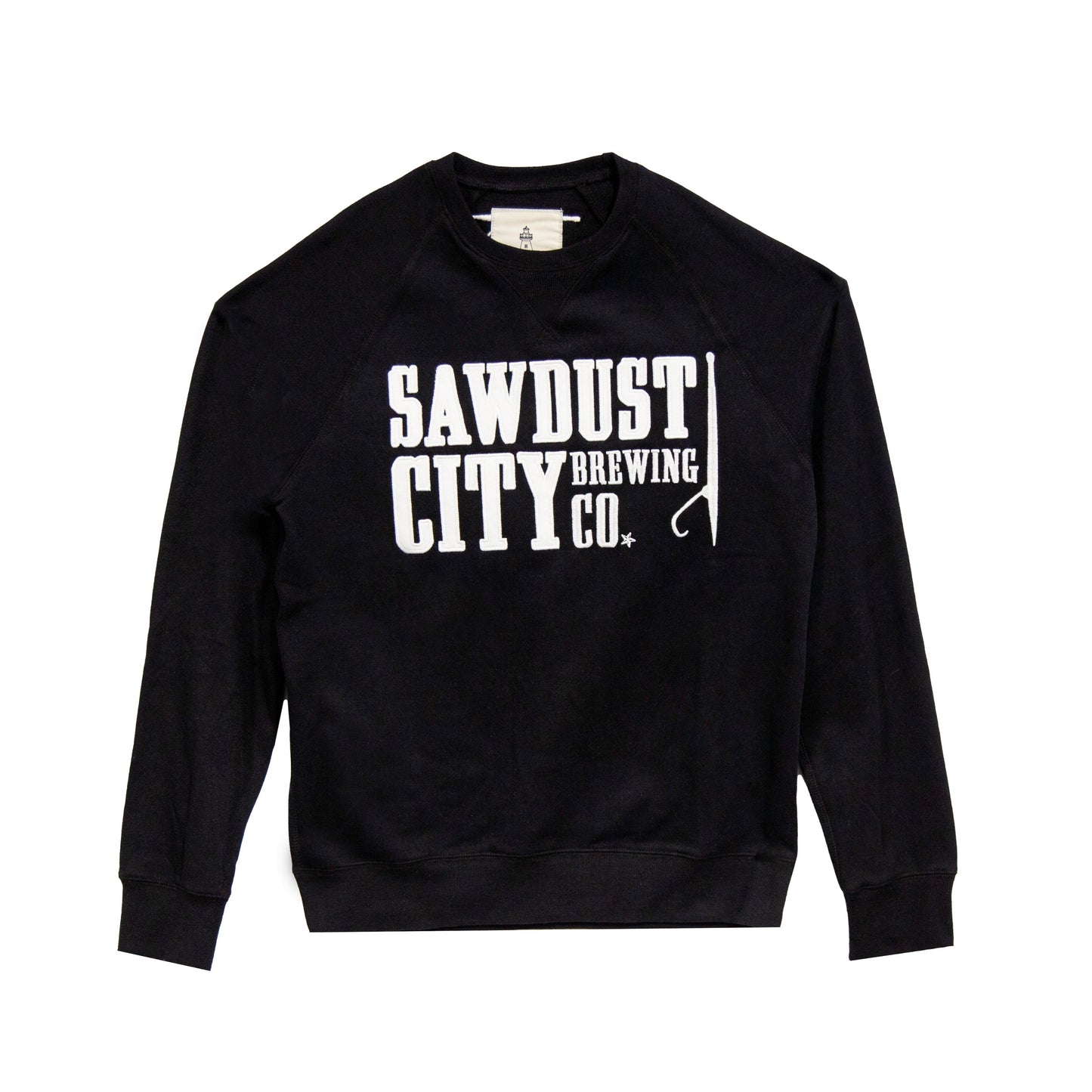 Sawdust City Crewneck Sweater - Black